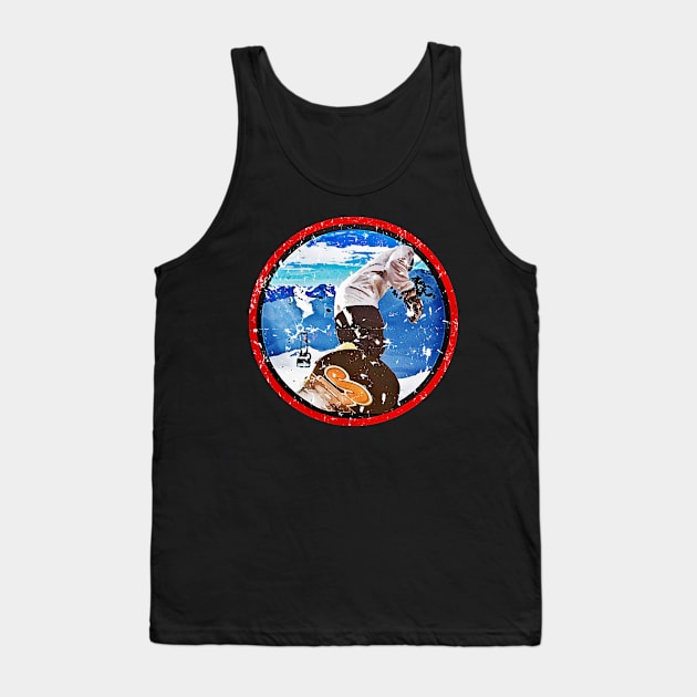 ski mountains snowboarding vintage skiing 80's Tank Top by Captain-Jackson